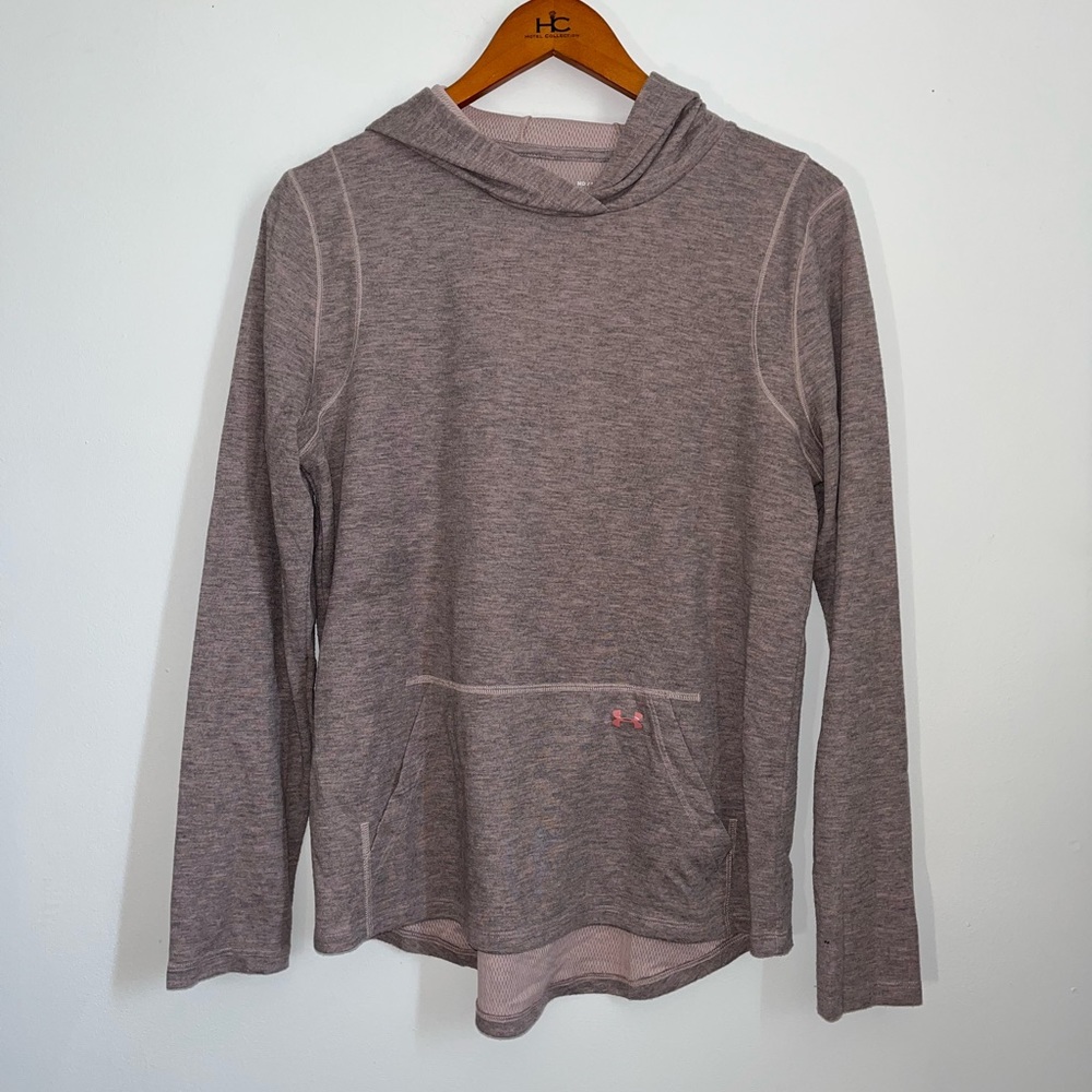 Under Armour pink sweatshirt size M